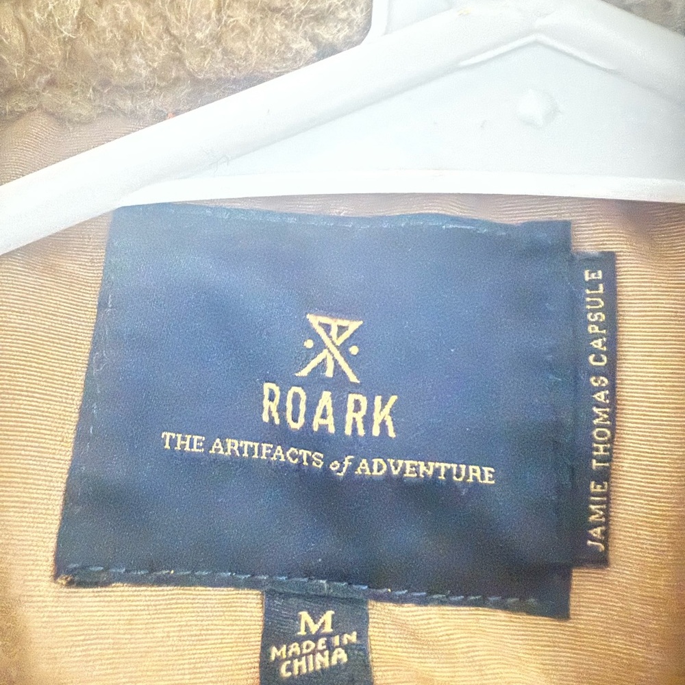 Roark Men’s Livingston Quilted Vest Size M army brown green Jamie Thomas - Picture 10 of 12
